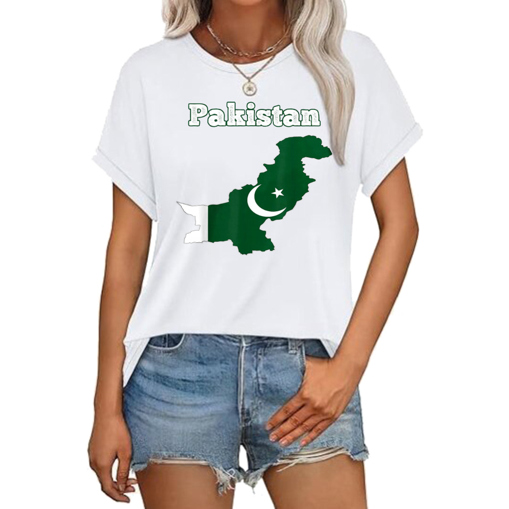 Summer Clothing Pakistan - Koszulka z flagą Pakistanu na 14