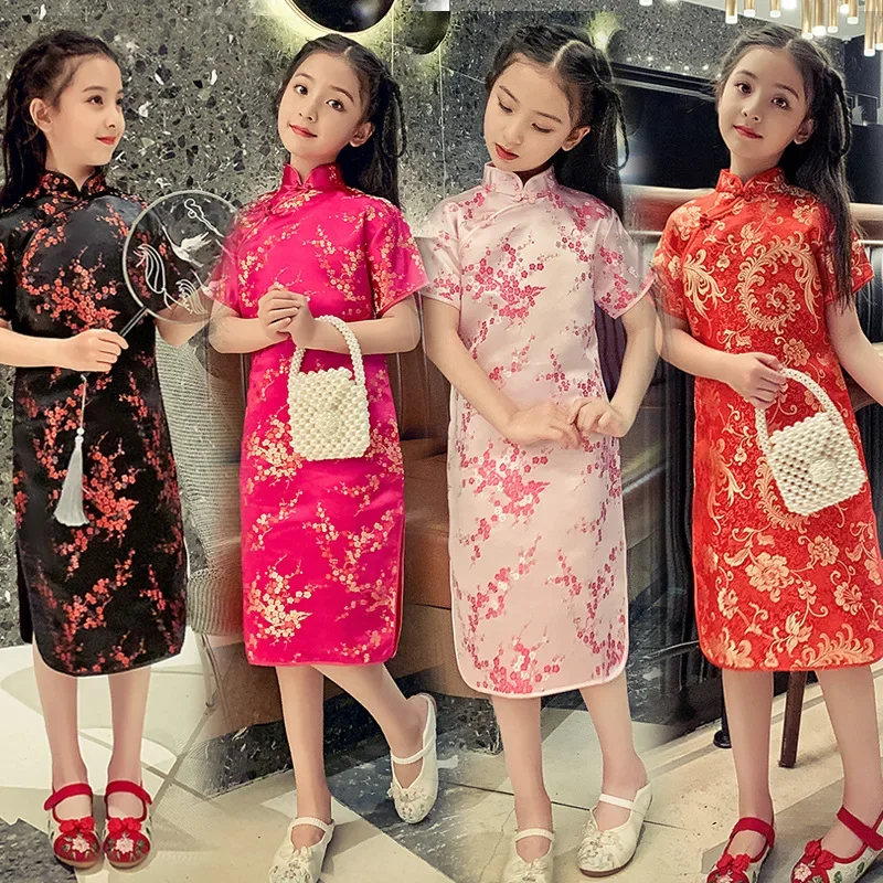 Summer Clothing Baby Girl - Letnie dziecięce cheongsam dla dziewczynek 2024,