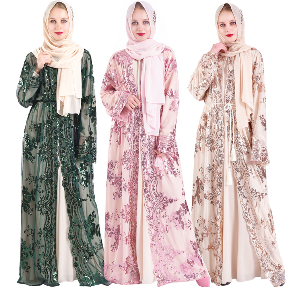 Summer Clothing Pakistan - Nowa islamska odzież Poliester Muzułmańska abaja