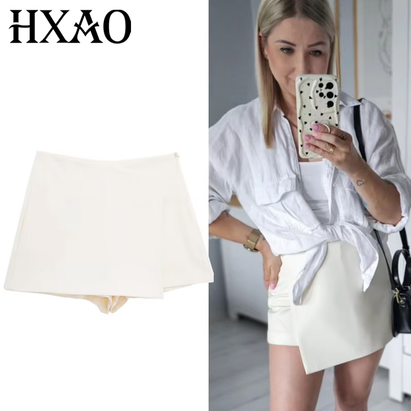 HXAO Czarno-Białe Szorty-Spódn – Summer Zara recenzja i cena
